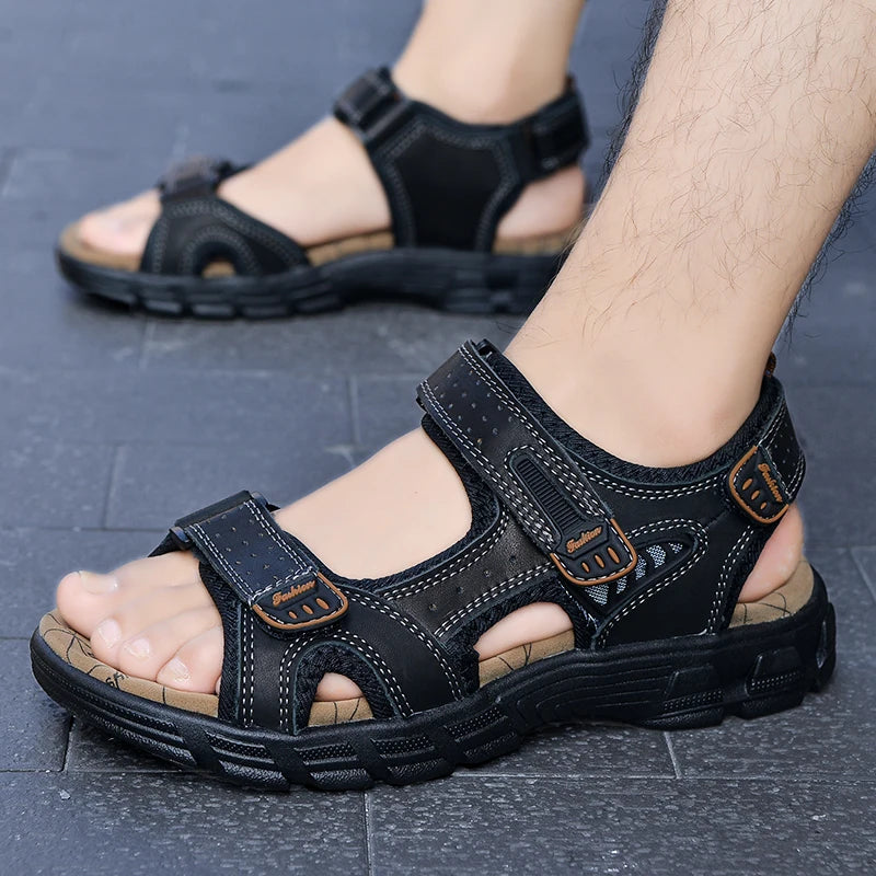 NOVA | Handmade Leather Sandals for Men – Lightweight & Stylish