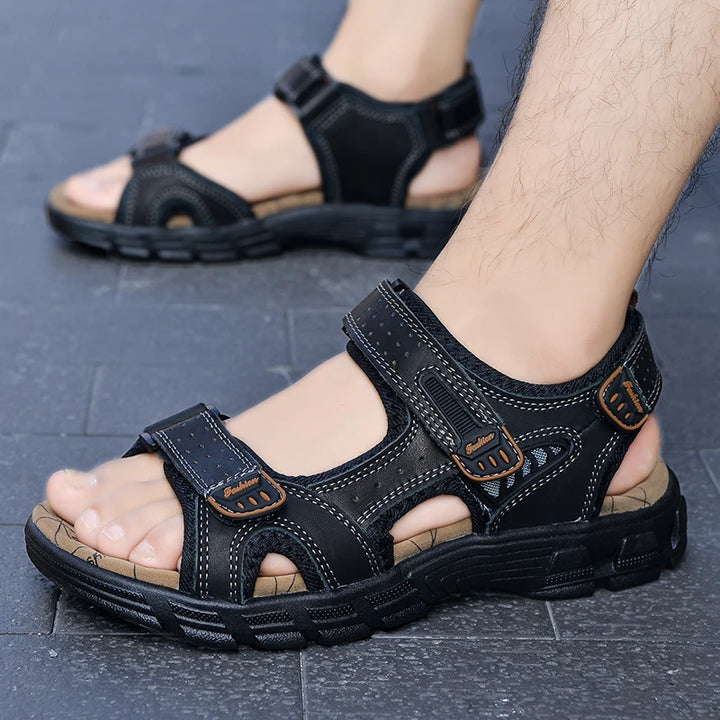 NOVA | Handmade Leather Sandals for Men – Lightweight & Stylish