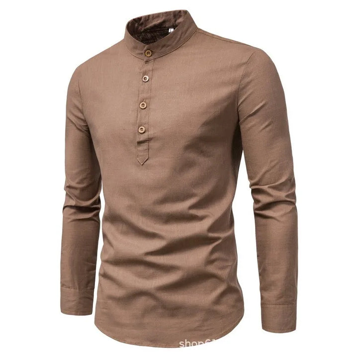 NOVA | Lightweight & Comfortable Standing Collar Shirt