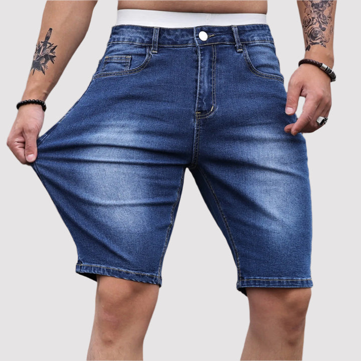 NOVA | Men's Casual Summer Stretch Jean Shorts
