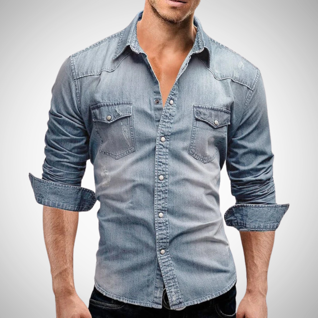 NOVA | Men's Classic Denim Shirt