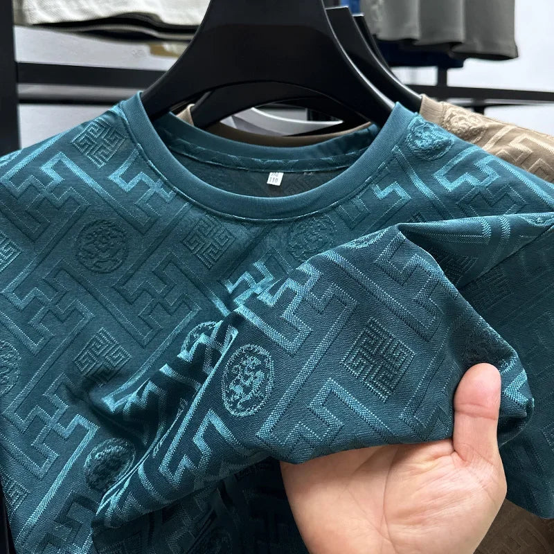 NOVA | Men’s Lightweight Striped Summer T-Shirt