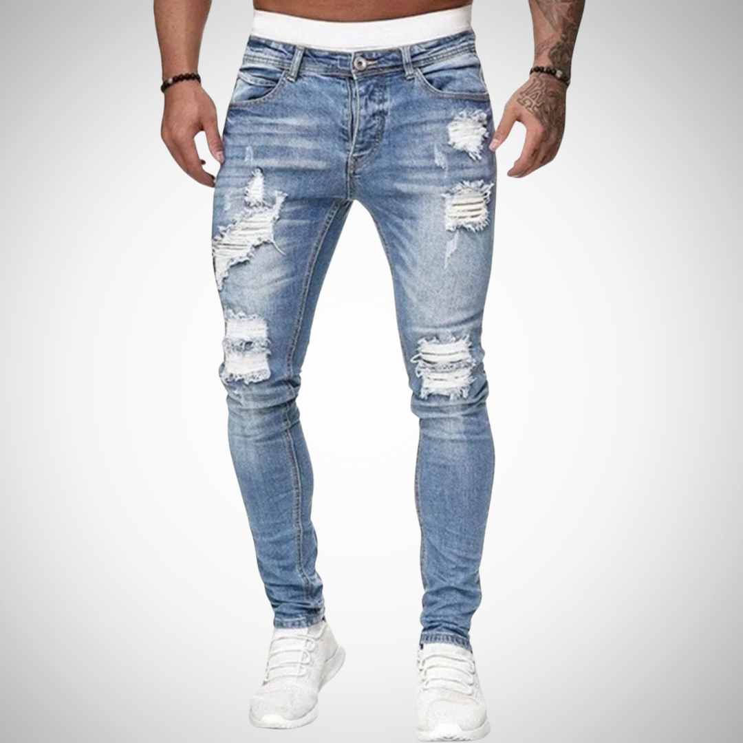 NOVA | Men's Slim-Fit Casual Denim Pants