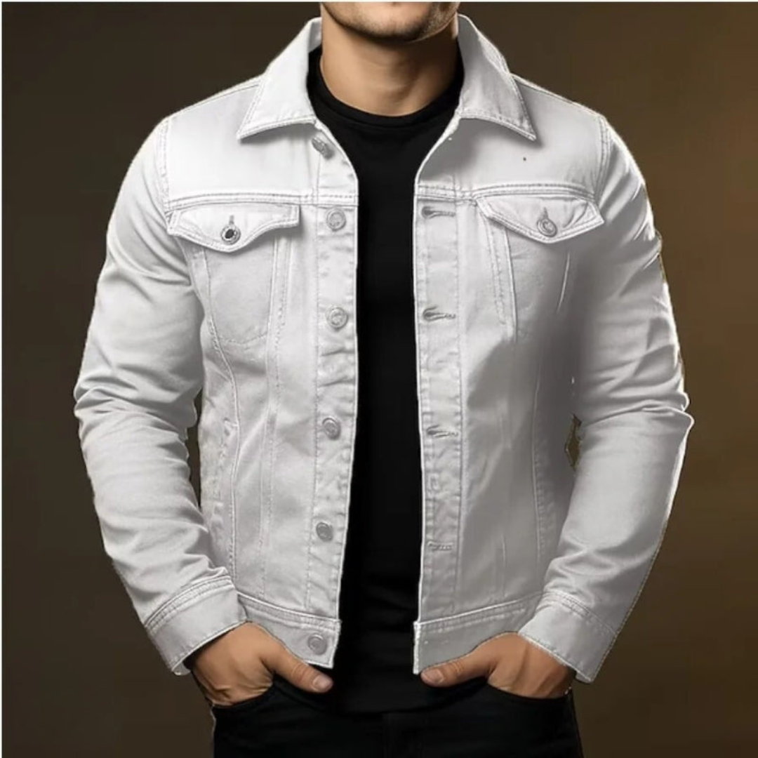 NOVA | Men's Slim-Fit Denim Jacket