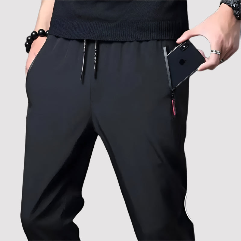 NOVA | Stylish Men's Silk Loose Pants for Casual Wear