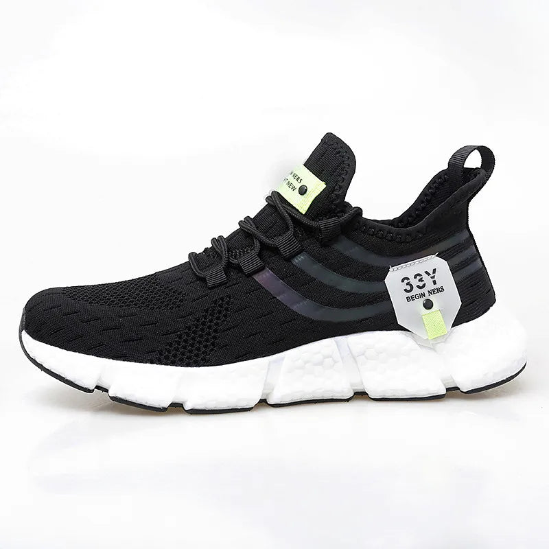 NOVA | Unisex Mesh Lace-Up Sneakers – Lightweight & Breathable
