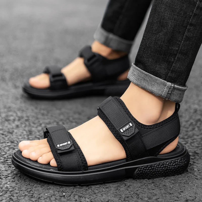 NOVA | Versatile Men’s Business Sandals – Canvas & Comfort
