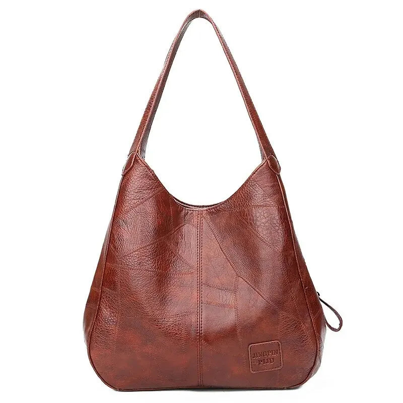 NOVA | Versatile PU Leather Shopping Tote