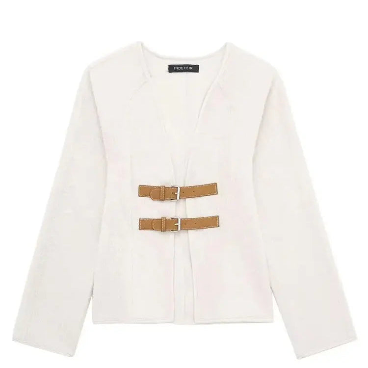 NOVA | Women's Belted Knit Cardigan Jacket
