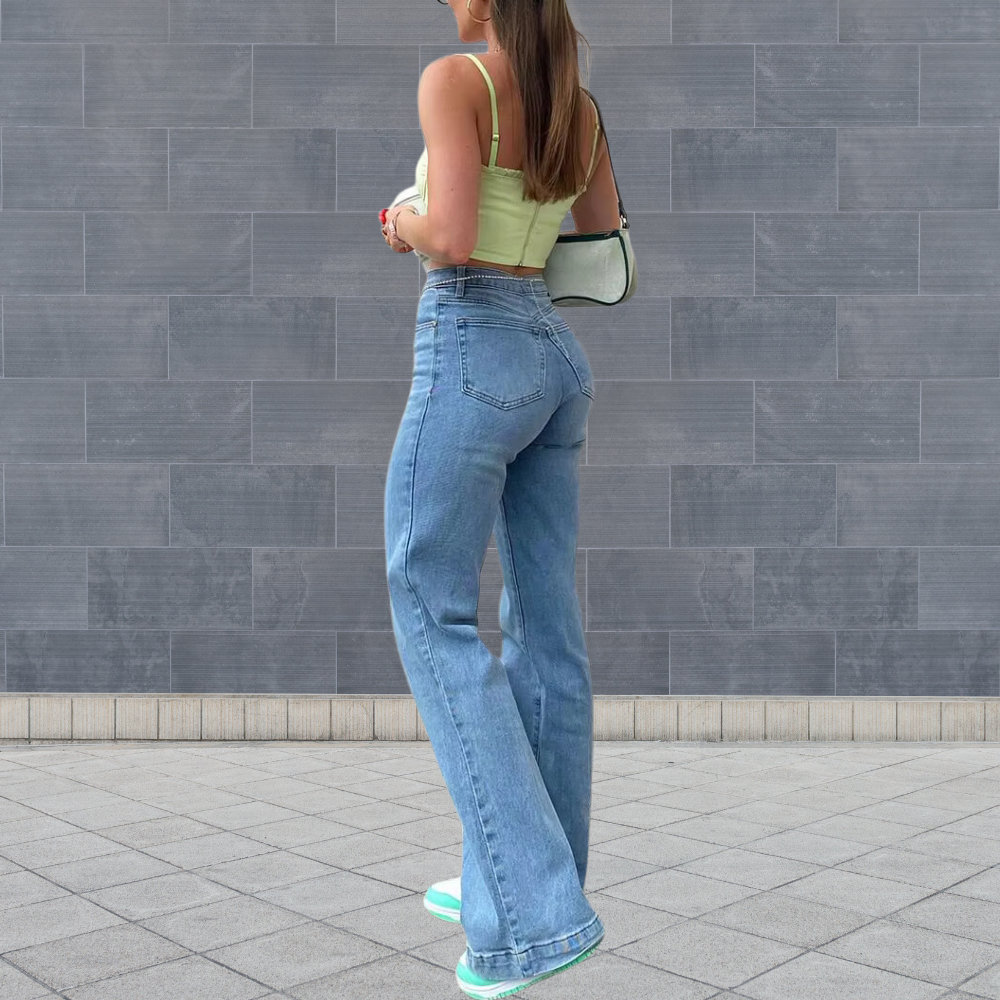 NOVA | Women's Relaxed Fit Wide-Leg Jeans