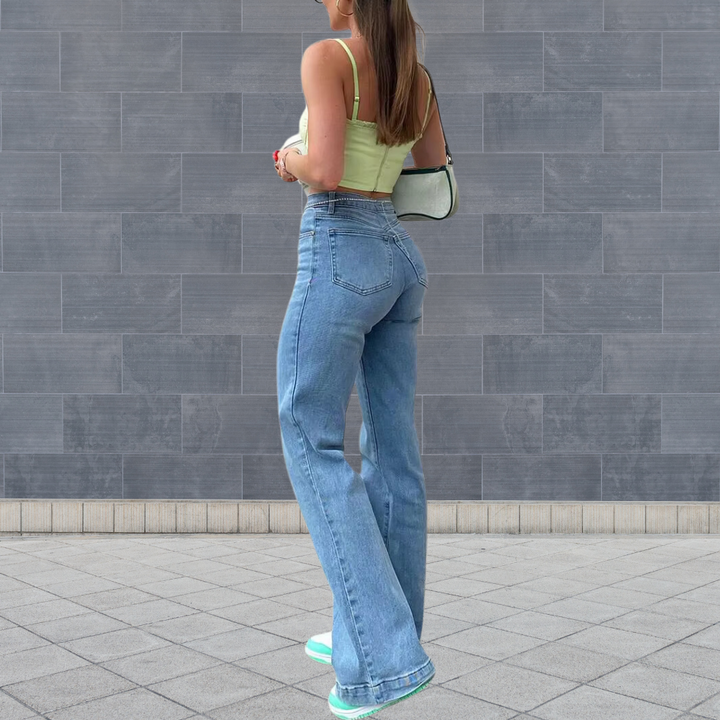 NOVA | Women's Relaxed Fit Wide-Leg Jeans