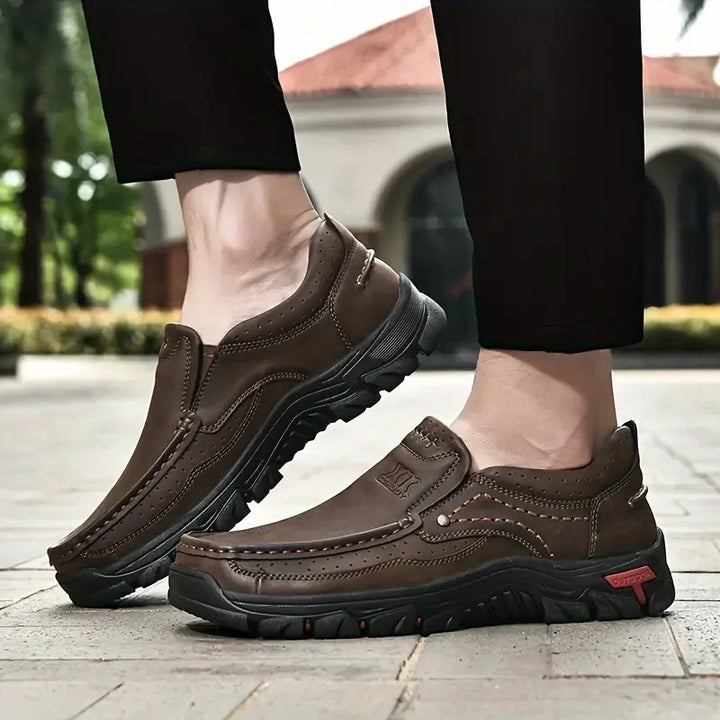NOVA | Men's Leather Loafers Slip-On