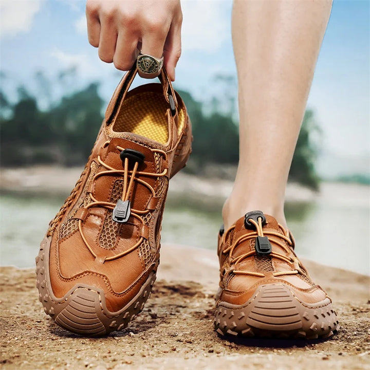 NOVA | Men's Flat Microfiber Summer Sandals
