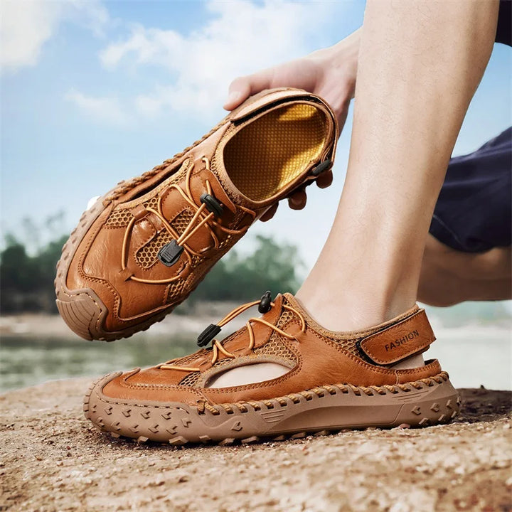 NOVA | Men's Flat Microfiber Summer Sandals