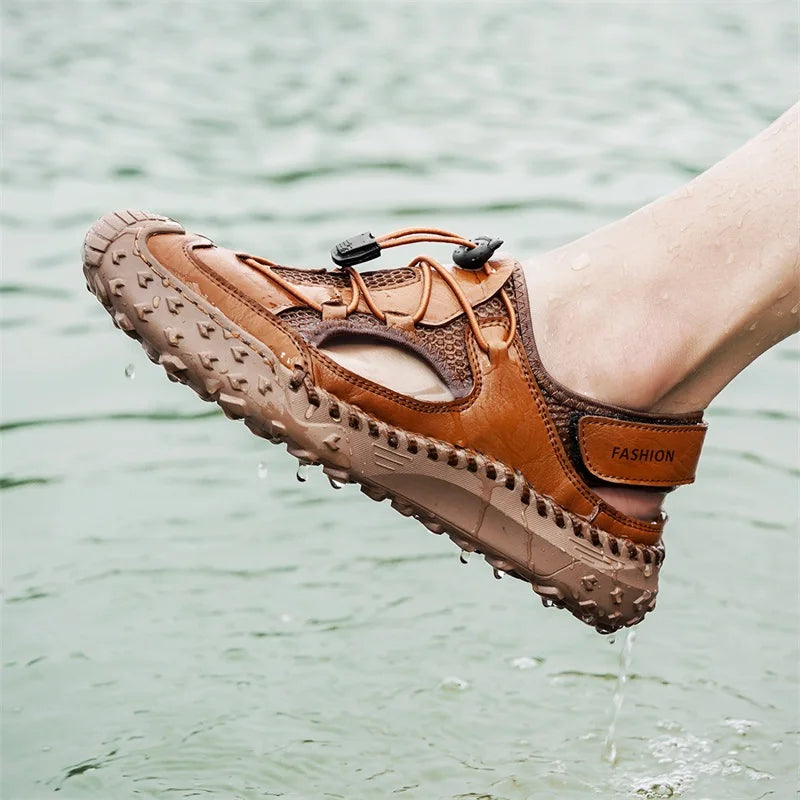 NOVA | Men's Flat Microfiber Summer Sandals