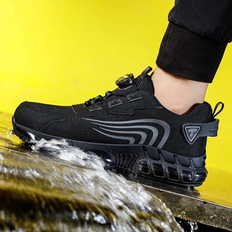 NOVA | Men’s Low-Cut Fabric Safety Sports Shoes