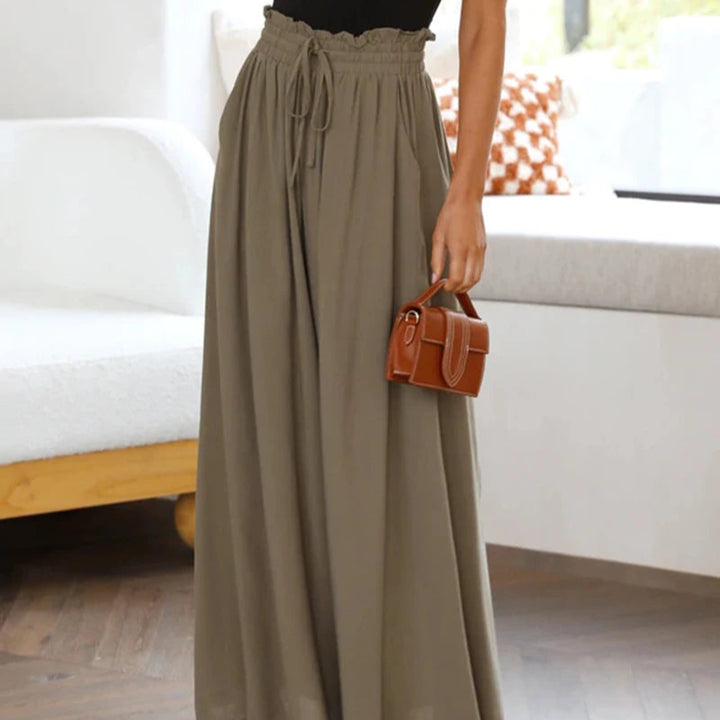 Breathable and chic wide-leg pants with pockets – NOVA

