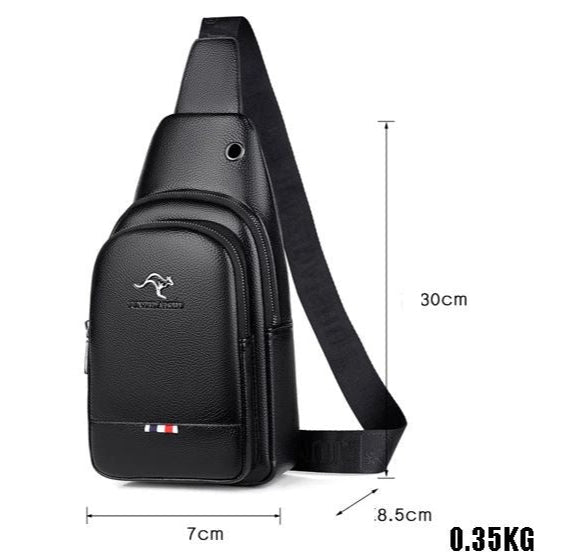 NOVA | Men's Soft PU Crossbody  Bag with Leather Lining
