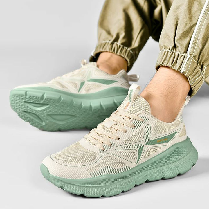 NOVA | Men’s Geometric Pattern Fabric Sneakers