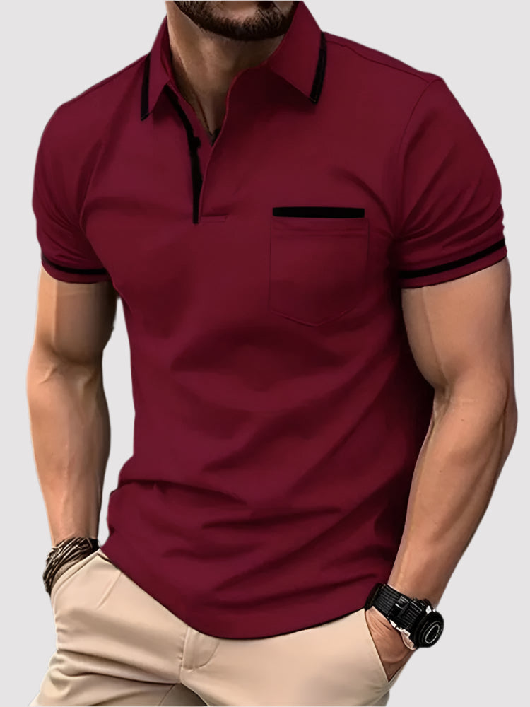 NOVA | Breathable Knit Polo Shirt for Men
