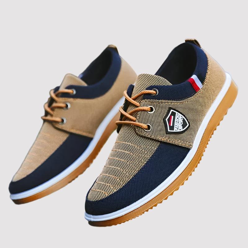NOVA | Breathable Men's Lace-Up Slip-On Shoes
