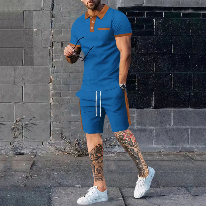 NOVA Breathable Polo & Shorts Set for Men – Warm Weather Essentials

