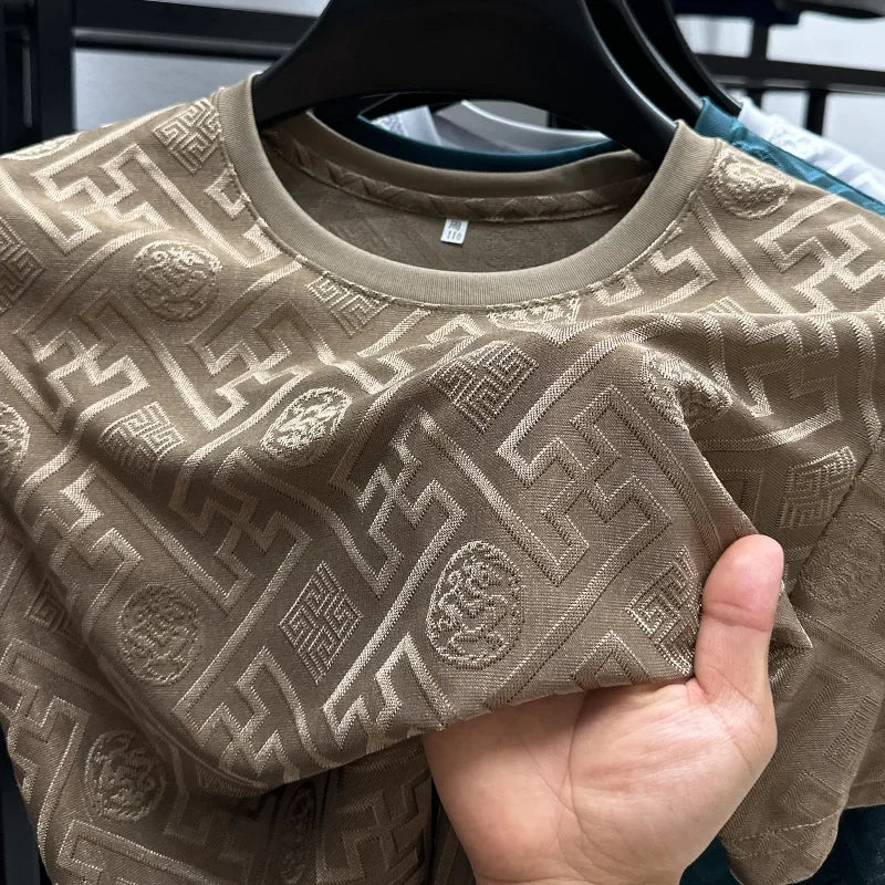 NOVA | Breathable Striped T-Shirt for Men

