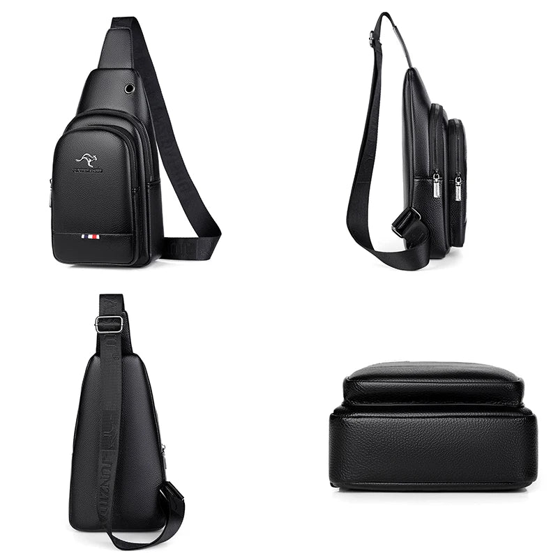 NOVA | Casual PU crossbody satchel for men

