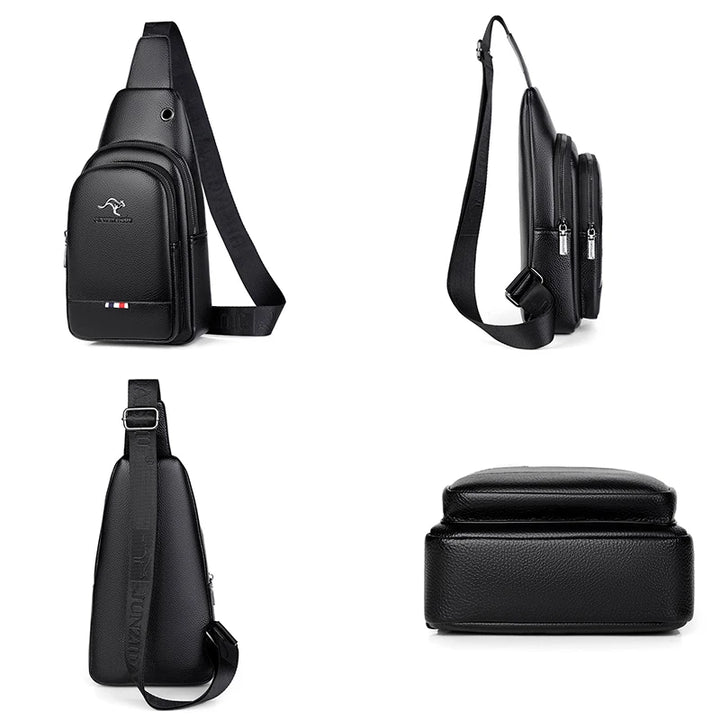NOVA | Casual PU crossbody satchel for men

