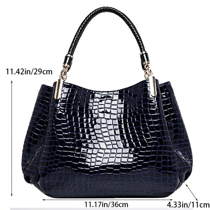 NOVA | Chic Snake-Embossed Shoulder Bag
