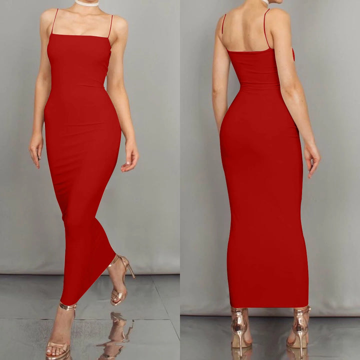NOVA | Chic & Stylish Backless Midi Dress

