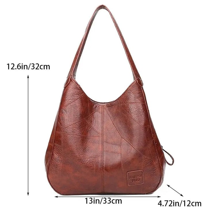NOVA | Chic Vintage PU Leather Handbag
