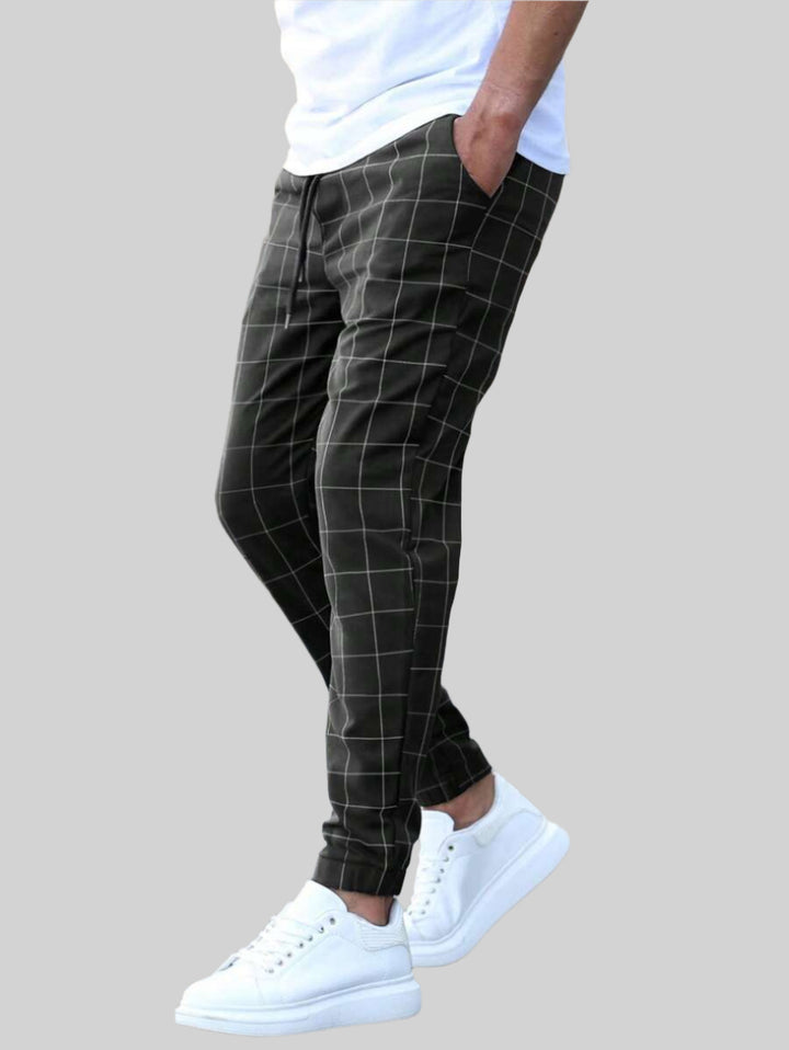 NOVA | Classic Men’s Grid Style Pants
