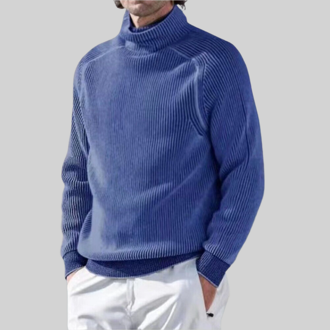 NOVA | Classic Men's Knit Turtleneck Sweater
