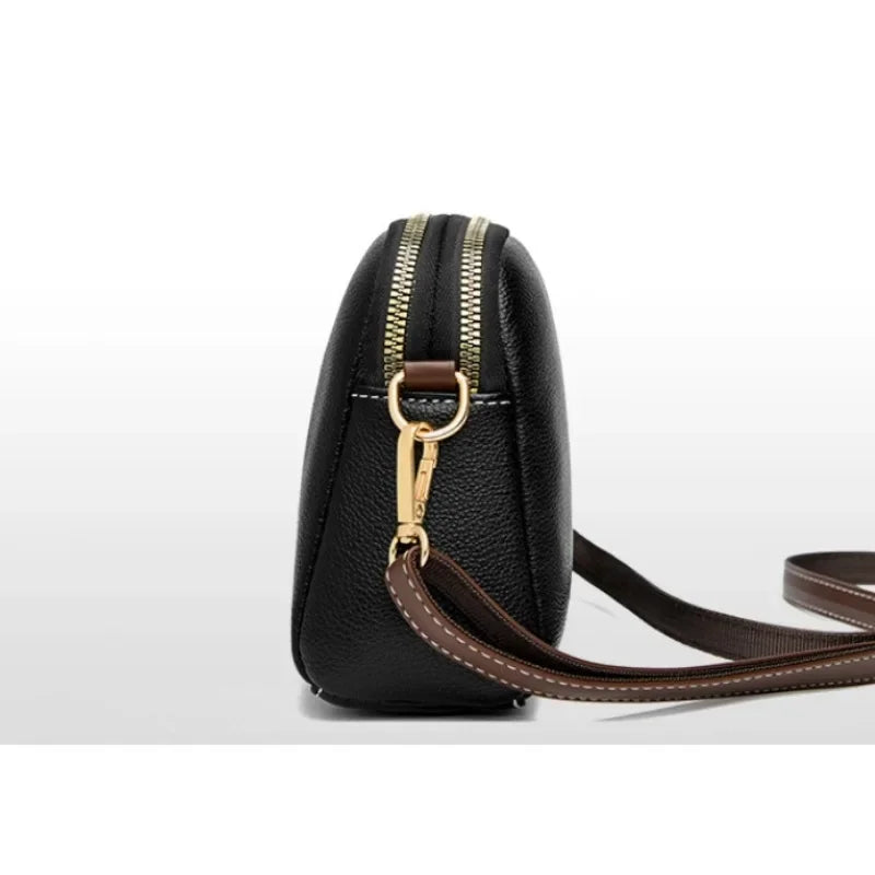 NOVA | Classic women's messenger bag in real leather

