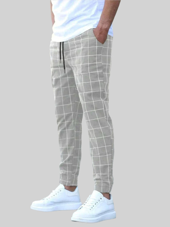 NOVA | Comfortable Men’s Grid Patterned Pants