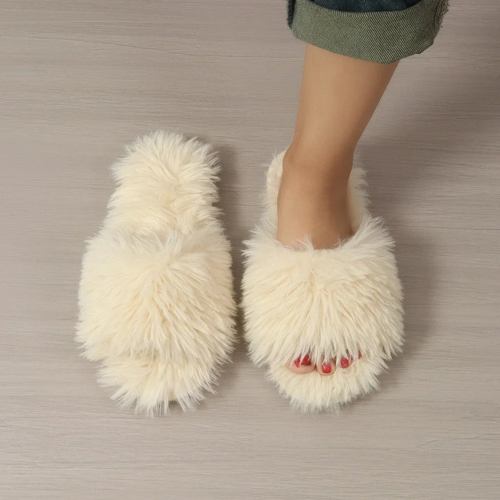 NOVA | Comfortable Women's Hair Fur Slides
