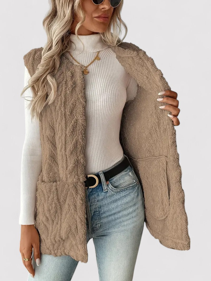 NOVA | Comfortable Women's Knitted Open Cardigan
