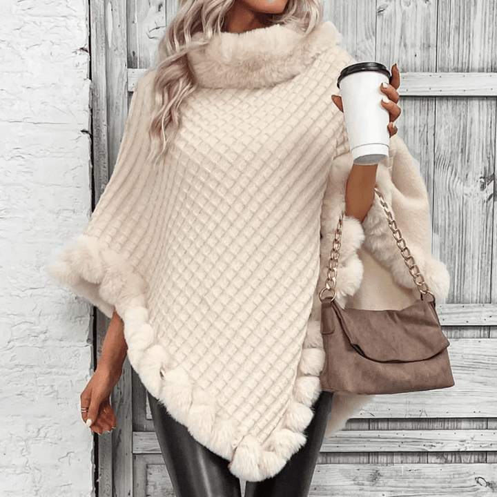 NOVA | Comfortable Women's Poncho Sweater for Winter
