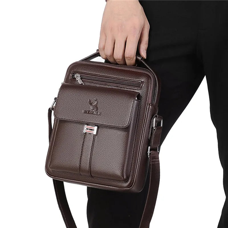 NOVA | Compact men’s PU crossbody messenger bag

