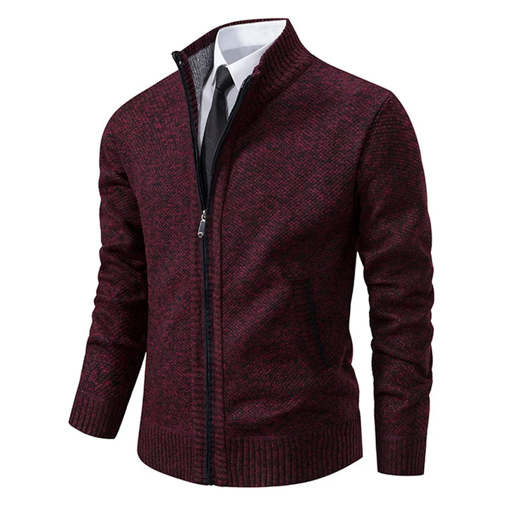 NOVA | Cozy Men's Fleece Zip Cardigan
