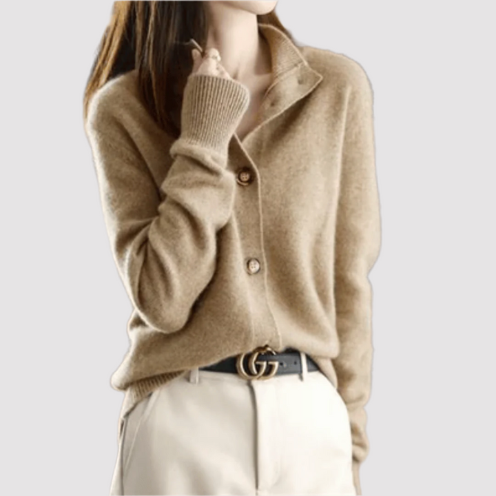 NOVA | Cozy Women's Wool Cardigan for Fall & Winter
