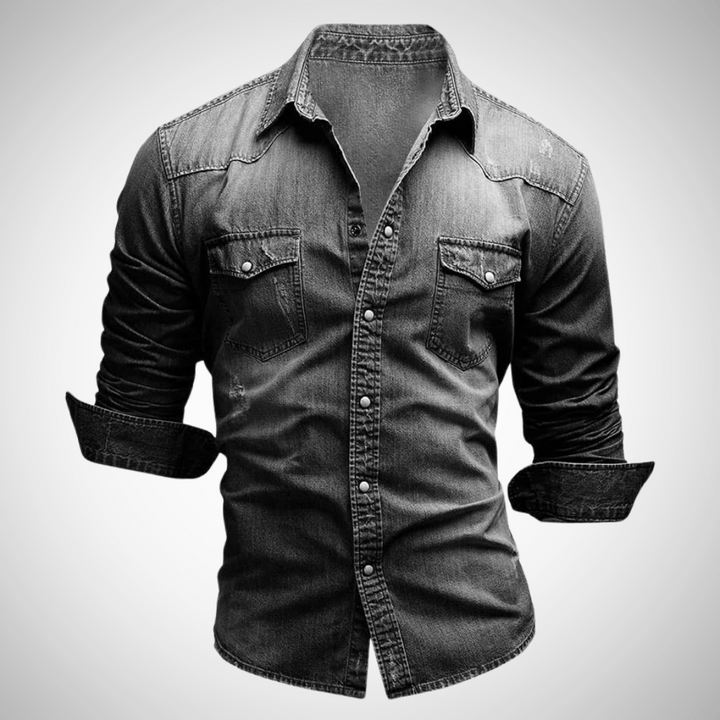 NOVA | Durable Men's Denim Shirt for Everyday Wear


