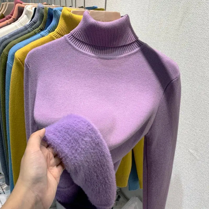 NOVA | Elegant High-Collar Sweatshirt for Women
