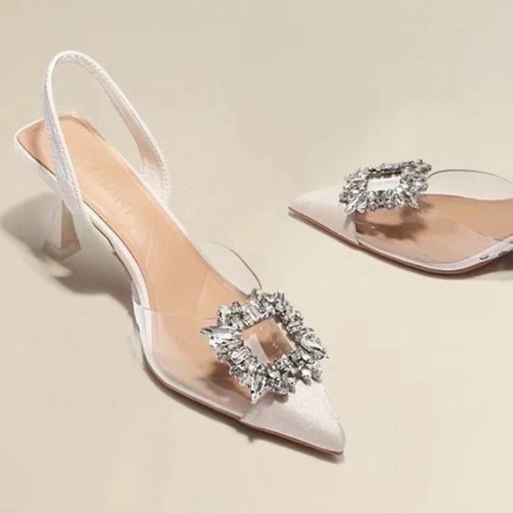 NOVA | Elegant Party Heels with Crystal Embellishments

