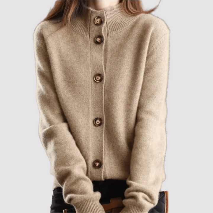 NOVA | Elegant Women's Wool Cardigan
