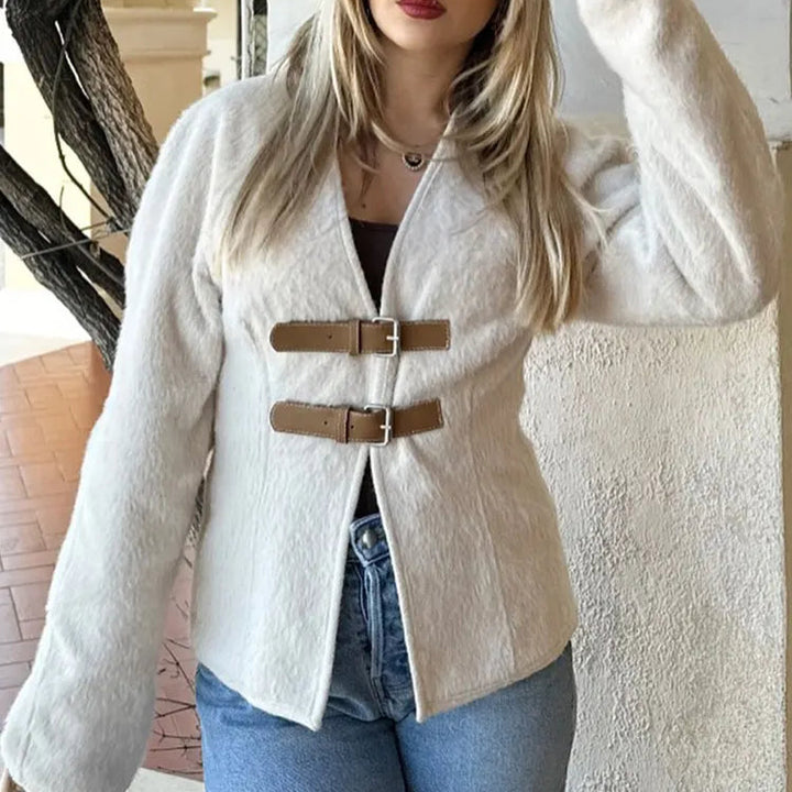 NOVA | Fashionable Long Knit Jacket for Women

