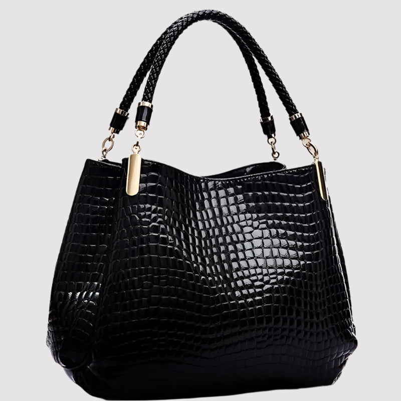 NOVA | Fashionable Serpentine Texture Tote
