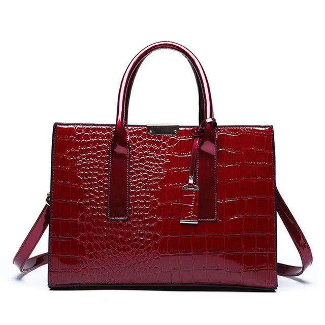 NOVA | Fashionable Textured PU Leather Work Bag
