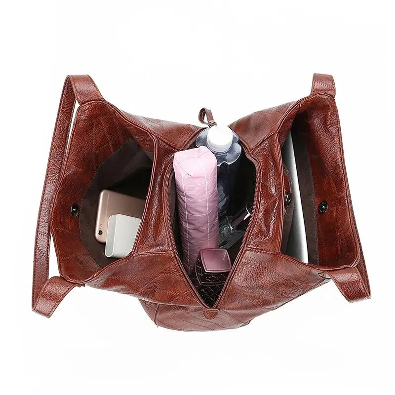 NOVA | Fashionable Vintage PU Leather Carryall
